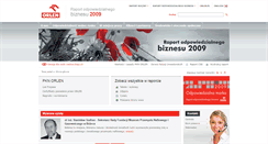 Desktop Screenshot of odpowiedzialnybiznes.orlen.pl